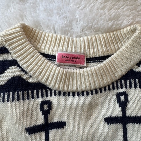 Kate Spade Anchor Sweater Small - Picture 6 of 6